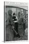 Queen Alexandra Serving at London Bridge Buffet, WW1-W. Hatherell-Stretched Canvas