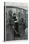 Queen Alexandra Serving at London Bridge Buffet, WW1-W. Hatherell-Stretched Canvas