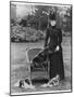 Queen Alexandra with Her Chow- Chow Plumpy-null-Mounted Photographic Print