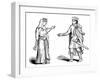 Queen Alfgyfe and King Canute, 11th Century-null-Framed Giclee Print