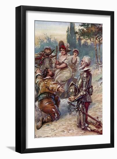 "Queen, and Princess, and Duchess of Beauty"-Paul Hardy-Framed Giclee Print