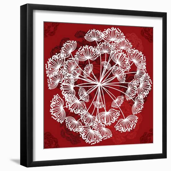 Queen Ann Pattern-Tina Lavoie-Framed Giclee Print