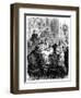 Queen Anne (1665-171) and the Ballad Writer-W Thomas-Framed Giclee Print