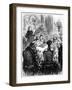 Queen Anne (1665-171) and the Ballad Writer-W Thomas-Framed Giclee Print