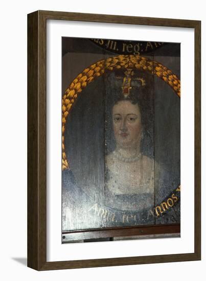 Queen Anne (1665-1714) at Chichester Cathedral, Sussex, 20th century-CM Dixon-Framed Giclee Print