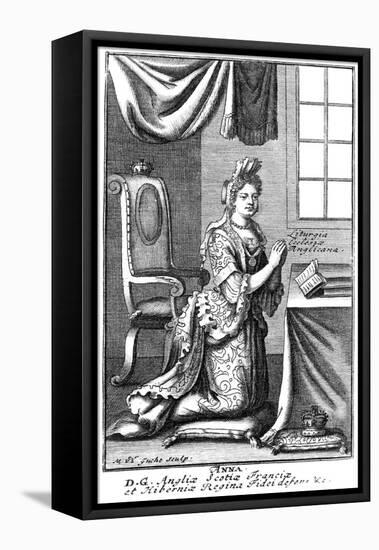 Queen Anne (1665-171)-Gucht-Framed Stretched Canvas