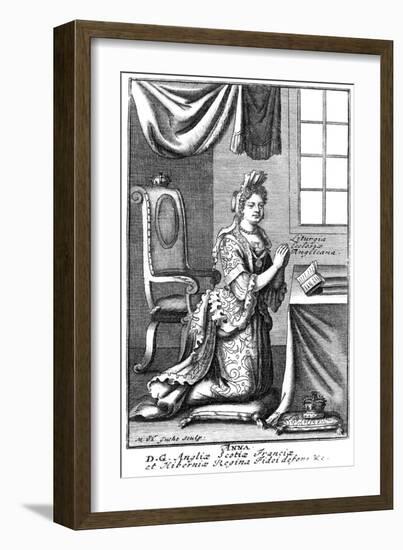 Queen Anne (1665-171)-Gucht-Framed Giclee Print