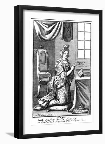 Queen Anne (1665-171)-Gucht-Framed Giclee Print