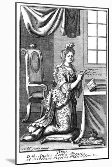 Queen Anne (1665-171)-Gucht-Mounted Giclee Print