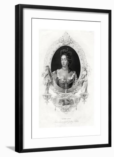 Queen Anne, 1860-Godfrey Kneller-Framed Giclee Print