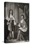 Queen Anne and Prince George of Denmark, Late 17th or Early 18th Century-Charles Boit-Stretched Canvas