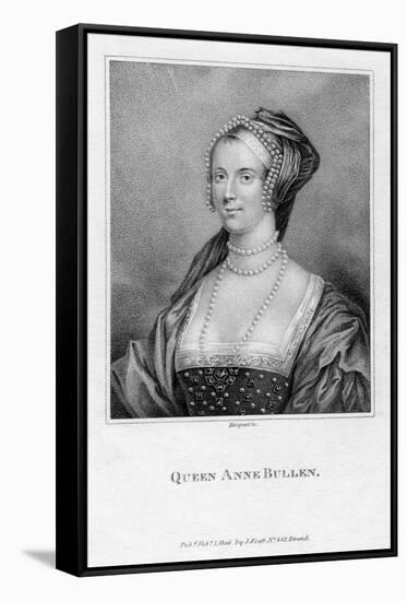 Queen Anne Bullen, 1806-Bocquet-Framed Stretched Canvas