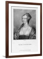 Queen Anne Bullen, 1806-Bocquet-Framed Giclee Print