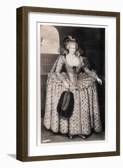 Queen Anne of Denmark-Paul van Somer-Framed Giclee Print