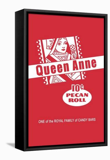 Queen Anne Pecan Roll-null-Framed Stretched Canvas