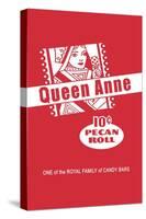 Queen Anne Pecan Roll-null-Stretched Canvas