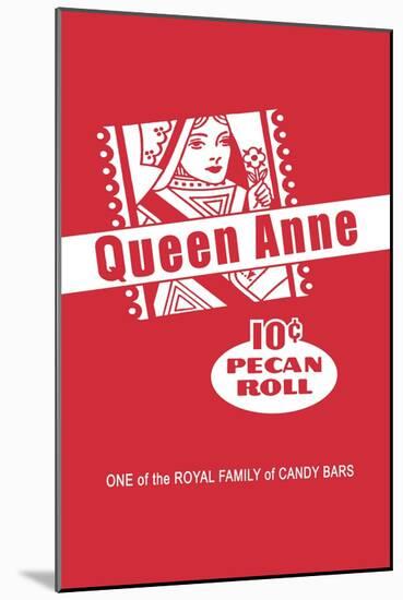 Queen Anne Pecan Roll-null-Mounted Art Print