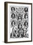 Queen Anne's (1665-171) Family Tree-null-Framed Giclee Print