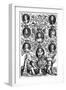 Queen Anne's (1665-171) Family Tree-null-Framed Giclee Print