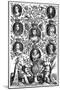 Queen Anne's (1665-171) Family Tree-null-Mounted Giclee Print