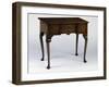 Queen Anne Style Side Table with Drawers and Walnut Veneer Finish, Ca 1710, United Kingdom-null-Framed Giclee Print