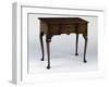 Queen Anne Style Side Table with Drawers and Walnut Veneer Finish, Ca 1710, United Kingdom-null-Framed Giclee Print