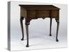 Queen Anne Style Side Table with Drawers and Walnut Veneer Finish, Ca 1710, United Kingdom-null-Stretched Canvas