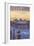 Queen Anne, Washington - Ferry and Sunset-Lantern Press-Framed Art Print