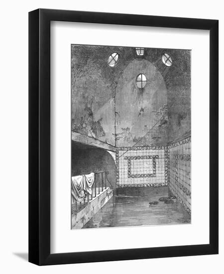 Queen Annes Bath from a View Taken in 1851,-null-Framed Giclee Print