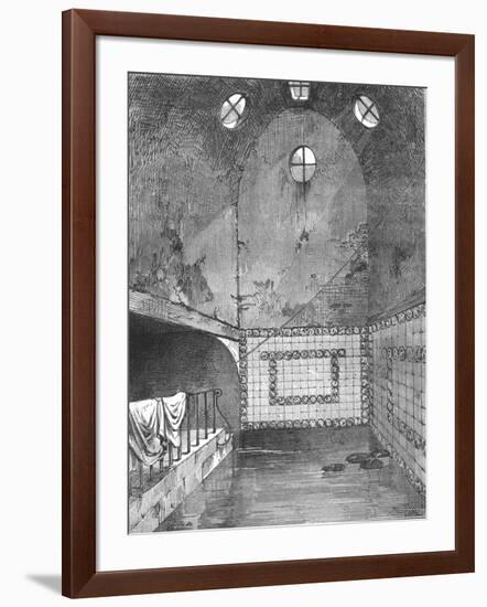 Queen Annes Bath from a View Taken in 1851,-null-Framed Giclee Print