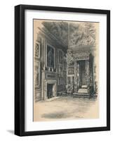 Queen Annes Bedchamber, Hampton Court Palace, 1902-Thomas Robert Way-Framed Giclee Print