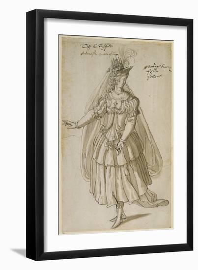 Queen Artemisia, C.1609-Inigo Jones-Framed Giclee Print