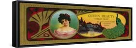 Queen Beauty Soap Label - Logansport, IN-Lantern Press-Framed Stretched Canvas