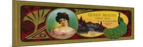 Queen Beauty Soap Label - Logansport, IN-Lantern Press-Mounted Premium Giclee Print