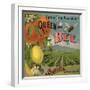 Queen Bee Brand - Corona, California - Citrus Crate Label-Lantern Press-Framed Premium Giclee Print