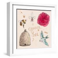 Queen Bee-Kerri Elliot-Framed Art Print