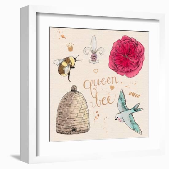 Queen Bee-Kerri Elliot-Framed Art Print