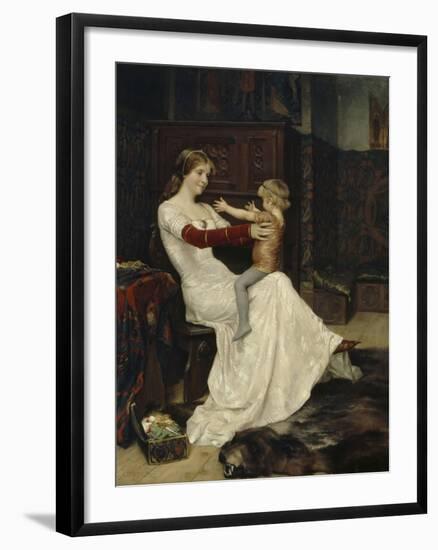 Queen Blanche of Namur-Albert Gustaf Aristides Edelfelt-Framed Giclee Print