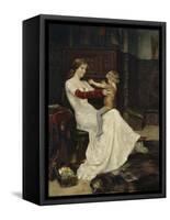 Queen Blanche of Namur-Albert Gustaf Aristides Edelfelt-Framed Stretched Canvas
