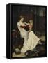Queen Blanche of Namur-Albert Gustaf Aristides Edelfelt-Framed Stretched Canvas