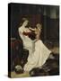 Queen Blanche of Namur-Albert Gustaf Aristides Edelfelt-Stretched Canvas