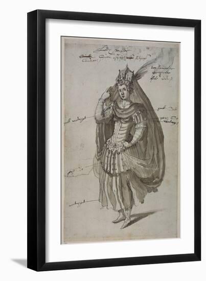 Queen Candace, C.1609-Inigo Jones-Framed Giclee Print