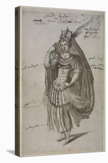 Queen Candace, C.1609-Inigo Jones-Stretched Canvas