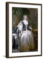 Queen Caroline, Born Caroline of Ansbach (1683-1737)-John Vanderbank-Framed Giclee Print