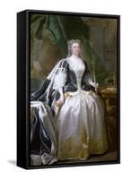 Queen Caroline, Born Caroline of Ansbach (1683-1737)-John Vanderbank-Framed Stretched Canvas