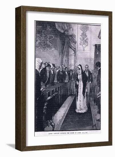 Queen Caroline Entering the House of Lords-Henry Marriott Paget-Framed Giclee Print