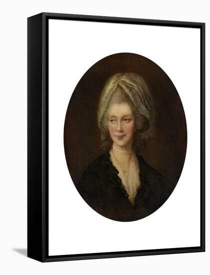 Queen Charlotte, 18th Century-Thomas Gainsborough-Framed Stretched Canvas