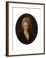 Queen Charlotte, 18th Century-Thomas Gainsborough-Framed Giclee Print