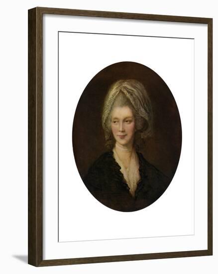 Queen Charlotte, 18th Century-Thomas Gainsborough-Framed Giclee Print