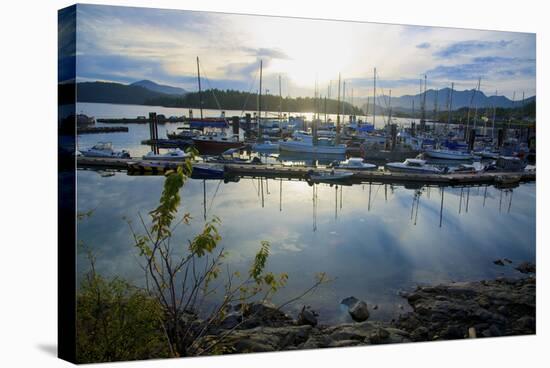 Queen Charlotte Harbor on Haida Gwaii on a Stormy Evening-Richard Wright-Stretched Canvas